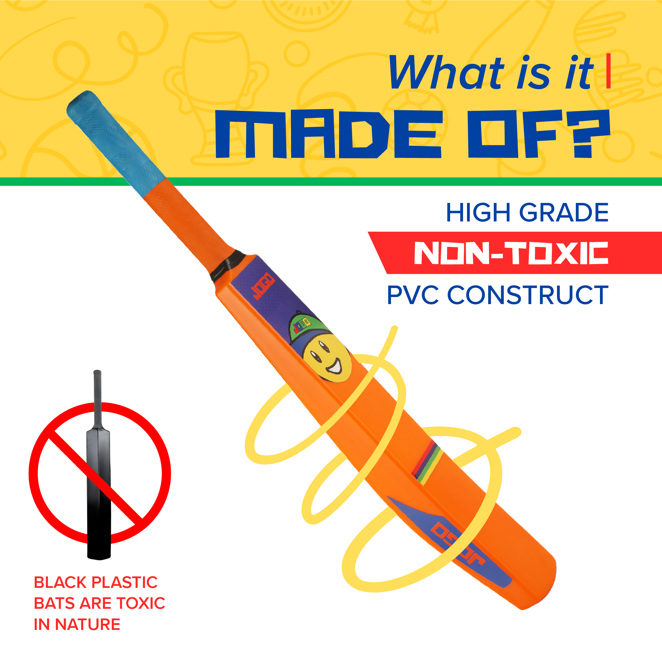 Piko Kids Cricket Bat