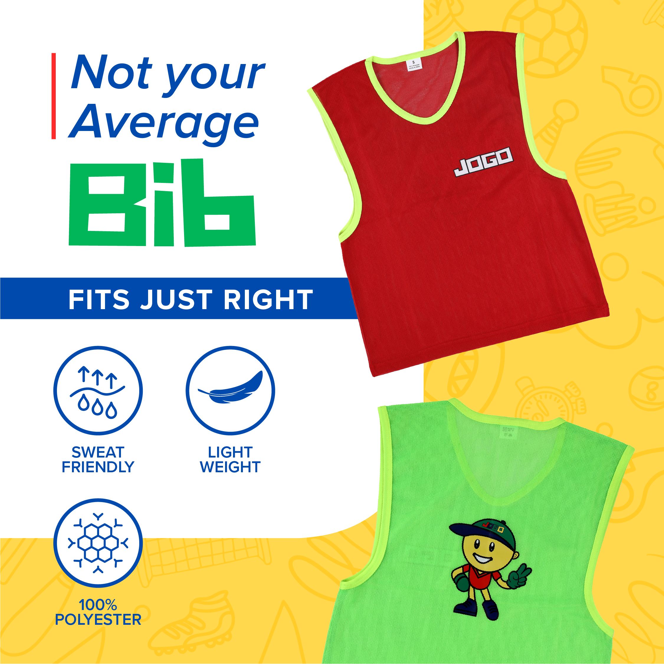 Jogo Bibs (Pack of 2)